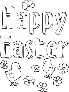 Easter coloring page 6 - Free printable