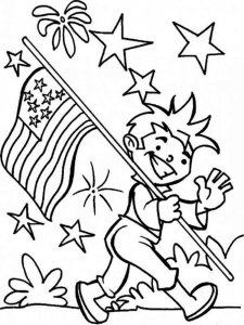 Fourth of July coloring page 17 - Free printable