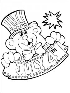 Fourth of July coloring page 7 - Free printable