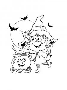 Halloween coloring page 10 - Free printable