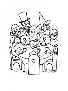 Halloween coloring page 17 - Free printable