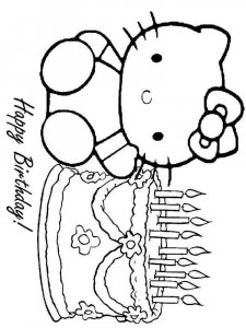 Happy Birthday coloring page 12 - Free printable