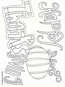 Happy Thanksgiving coloring page 3 - Free printable