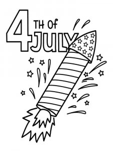 Independence Day coloring page 4 - Free printable