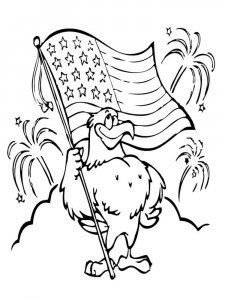 Independence Day coloring page 5 - Free printable