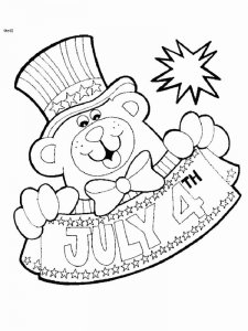 Independence Day coloring page 6 - Free printable