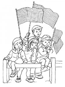 Independence Day coloring page 8 - Free printable