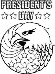 Presidents Day coloring page 3 - Free printable