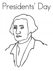 Presidents Day coloring page 5 - Free printable