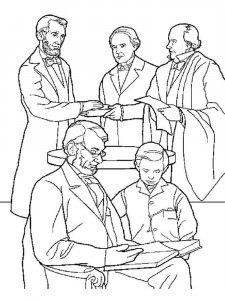Presidents Day coloring page 6 - Free printable