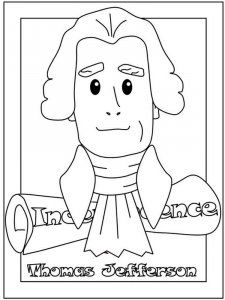 Presidents Day coloring page 7 - Free printable
