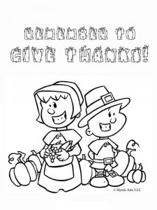 Thanksgiving Day coloring page 11 - Free printable
