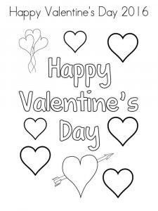 Valentines Day coloring page 10 - Free printable