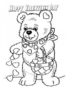 Valentines Day coloring page 12 - Free printable