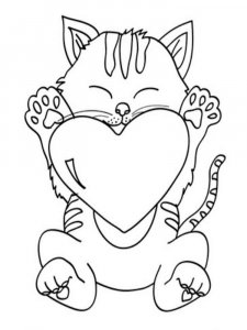 Valentines Day coloring page 5 - Free printable