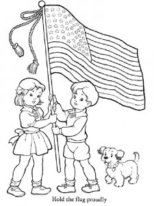 Veterans Day coloring page 1 - Free printable
