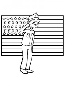 Veterans Day coloring page 13 - Free printable