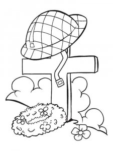 Veterans Day coloring page 9 - Free printable