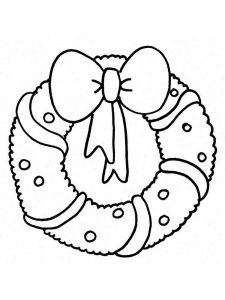 Wreath coloring page 2 - Free printable