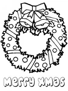 Wreath coloring page 9 - Free printable