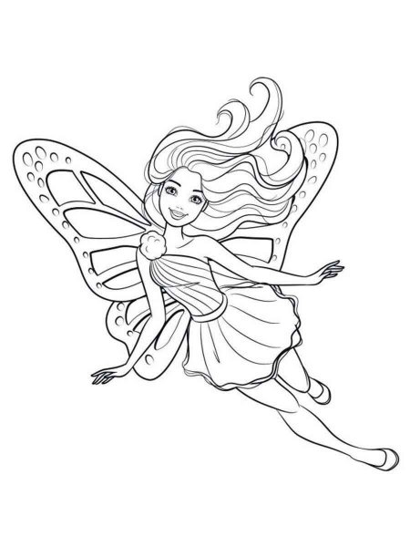 Barbie Dreamtopia Coloring Page