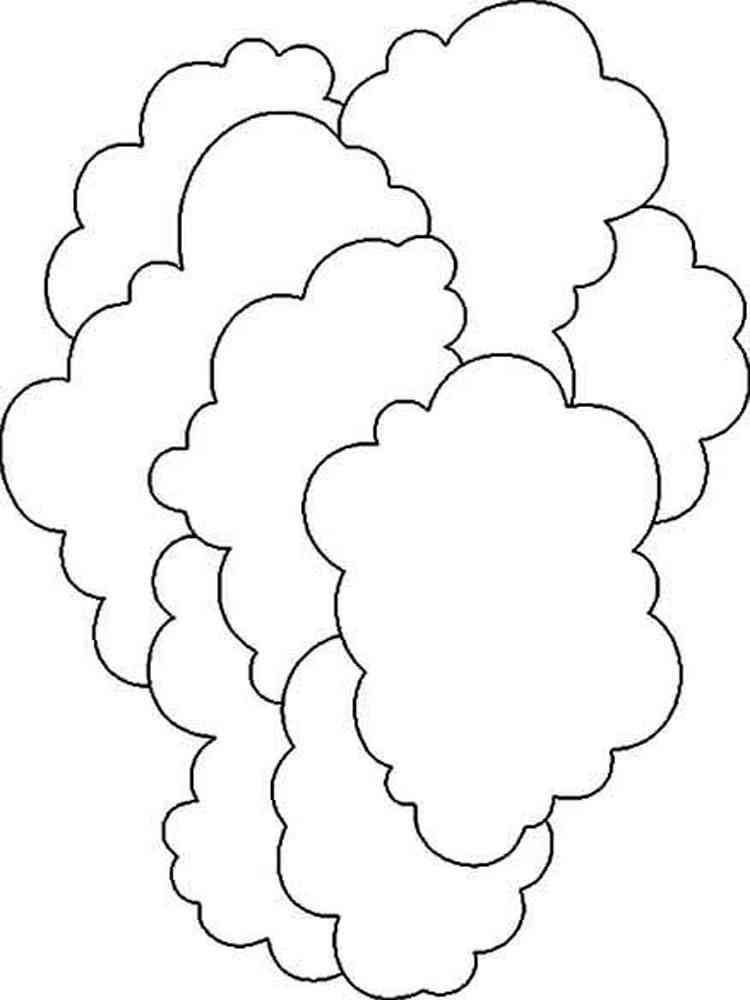 Cloud coloring pages. Download and print Cloud coloring pages.