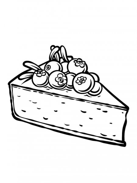 Dessert Coloring Pages