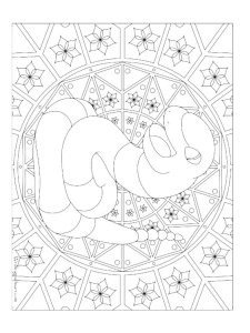 Pokemon Ekans Coloring Pages Free Printable