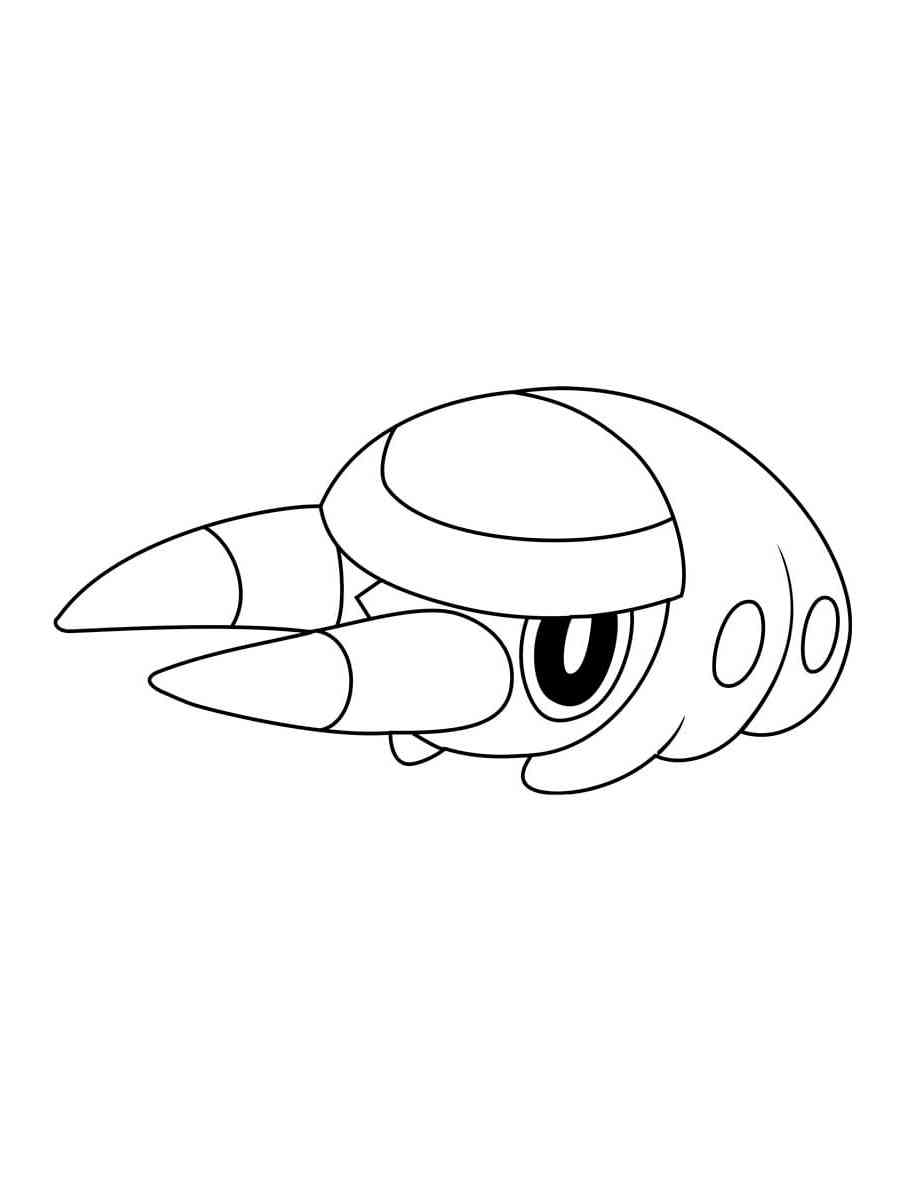 Grubbin Pokemon Coloring Pages Free Printable 32580 The Best Porn Website