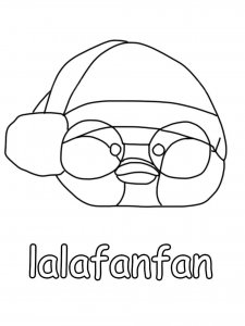 Free printable Lalafanfan coloring pages