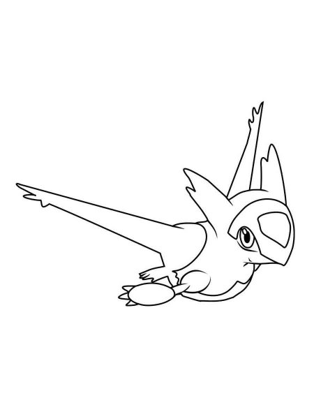 Latias Pokemon Coloring Pages Free Printable