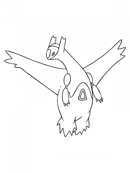 Latios Pokemon Coloring Pages Free Printable