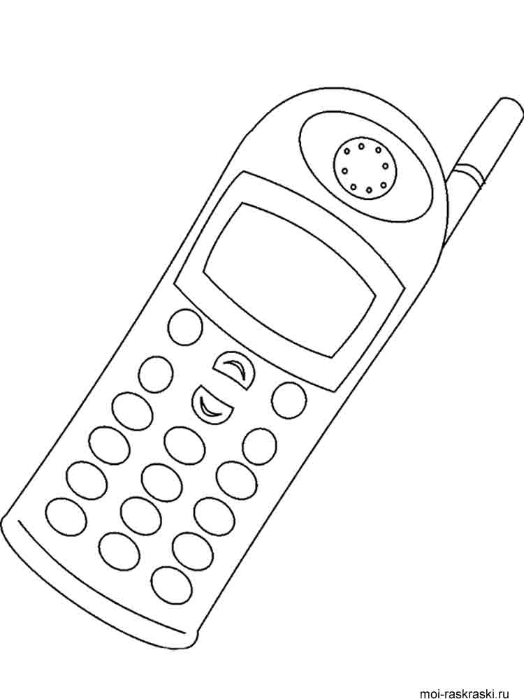 Phone coloring pages. Download and print Phone coloring pages.