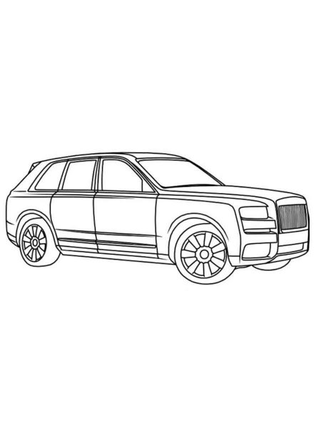 Rolls Royce Coloring Pages