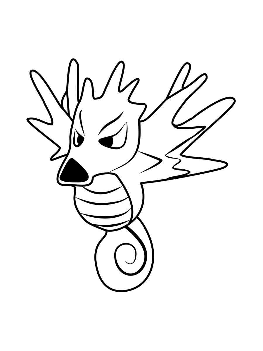 Seadra Pokemon Coloring Pages 3045 The Best Porn Website