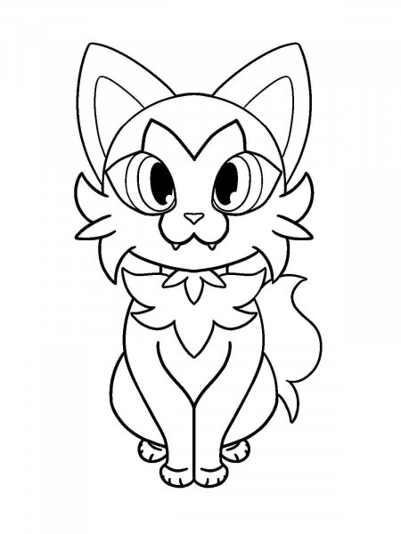 Sprigatito Pokemon Coloring Pages