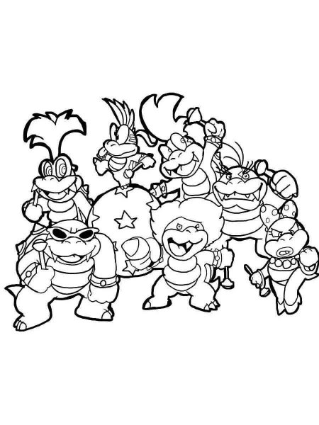 Super Smash Brothers Coloring Pages