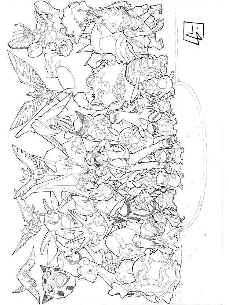 All Pokemon coloring pages. Free Printable All Pokemon coloring pages.