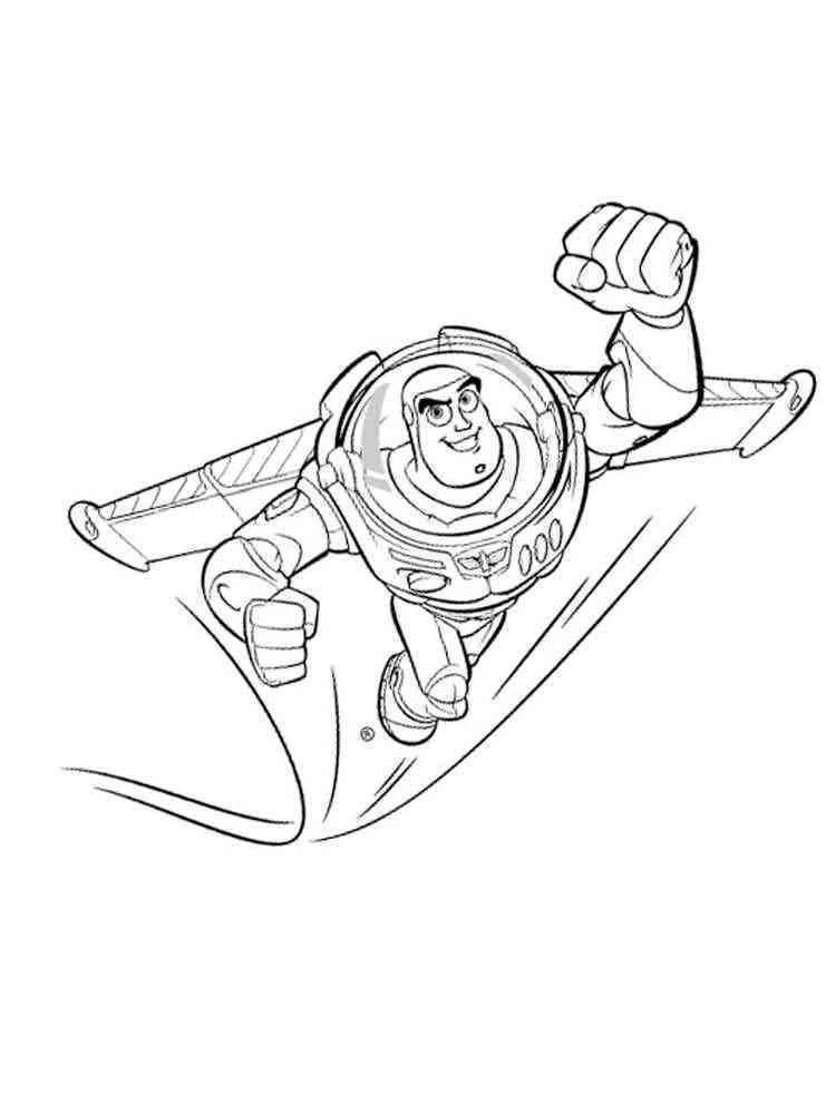Buzz Lightyear coloring pages Free Printable Buzz