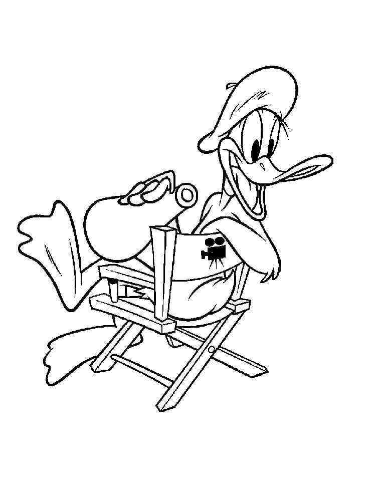 Daffy Duck Coloring Pages Free Printable Duffy Dack 13 Bear