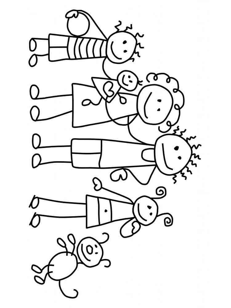 Family coloring pages. Download and print Family coloring pages.