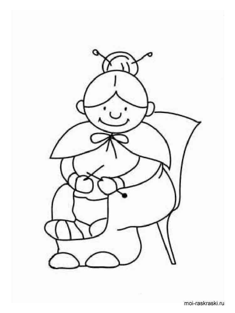 dead grandma coloring pages - photo #8