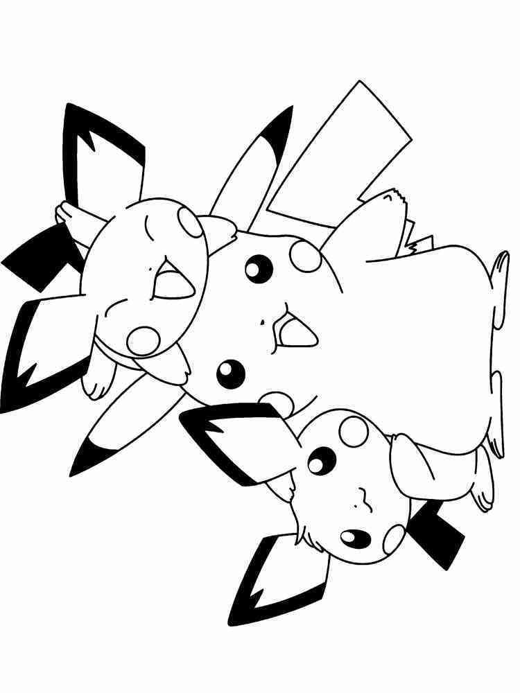 pikachu coloring printable recommended