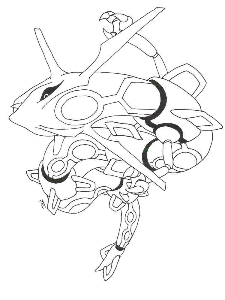 Rayquaza coloring pages. Free Printable Rayquaza coloring pages.