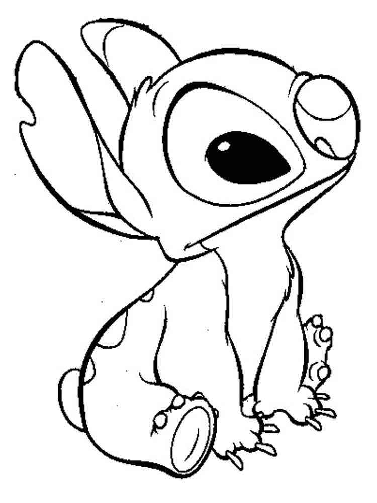 Stitch Pages Coloring Pages