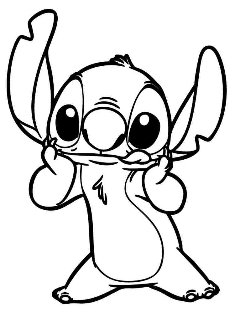 Stitch Coloring Pages Free Printable 16