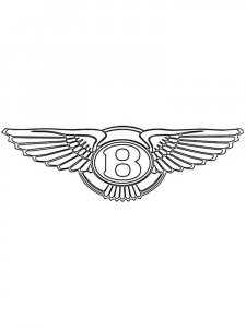 Bentley coloring page 2 - Free printable
