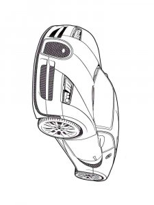 Bugatti coloring page 1 - Free printable