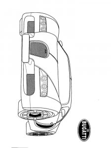 Bugatti coloring page 10 - Free printable