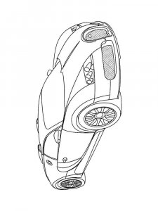Bugatti coloring page 2 - Free printable